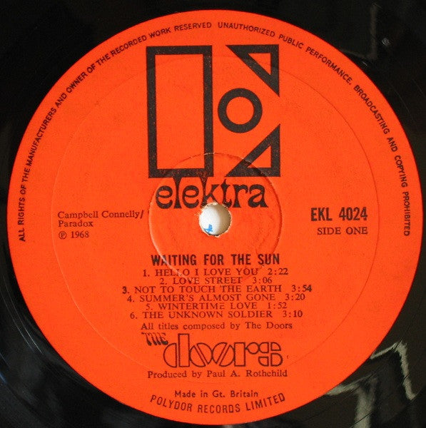 Doors, The - Waiting For The Sun (LP d'occasion)