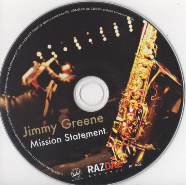 Jimmy Greene - Mission Statement (tweedehands CD) - Velvet Music