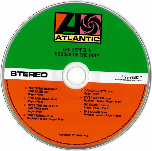 Led Zeppelin - Houses Of The Holy (tweedehands CD) - Velvet Music