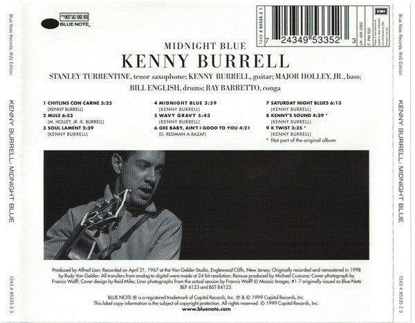Kenny Burrell - Midnight Blue (CD)