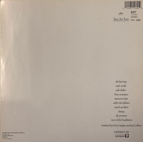 Tears For Fears - The Hurting (tweedehands CD) - Velvet Music