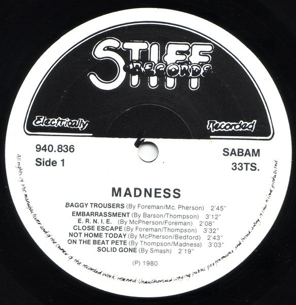 Madness - Absolutely (tweedehands LP) - Velvet Music