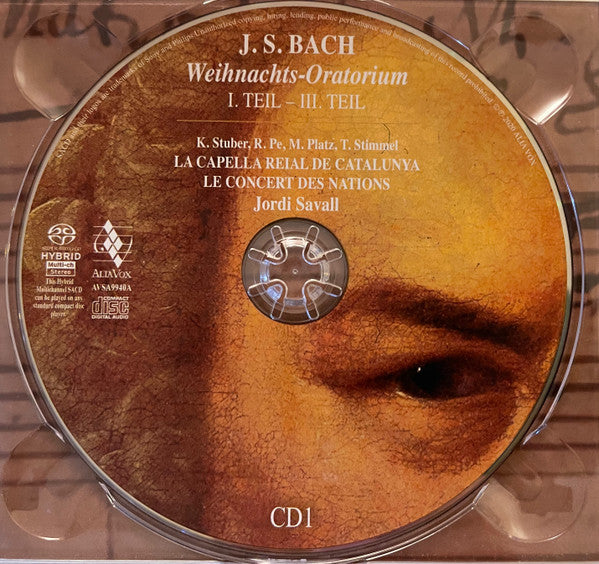 Johann Sebastian Bach, Jordi Savall, Le Concert Des nations, La Capella Reial De Catalunya, Katja Stuber, Raffaele Pe, Martin Platz, Thomas Stimmel - Weihnachts-Oratorium/Oratorio de Noël/Christmas Oratorio (CD)