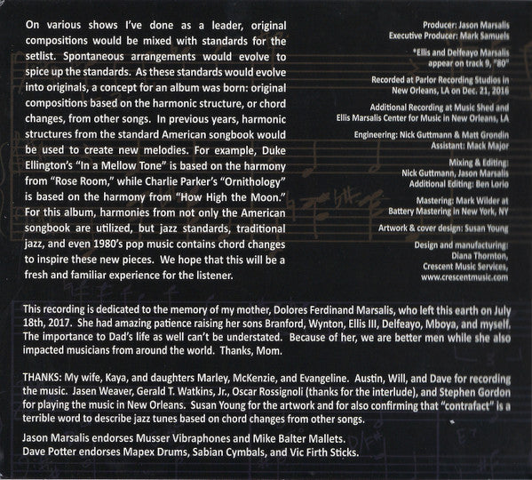 Jason Marsalis And 21st Century Trad Band, The - Melody Reimagined: book 1 (tweedehands CD) - Velvet Music