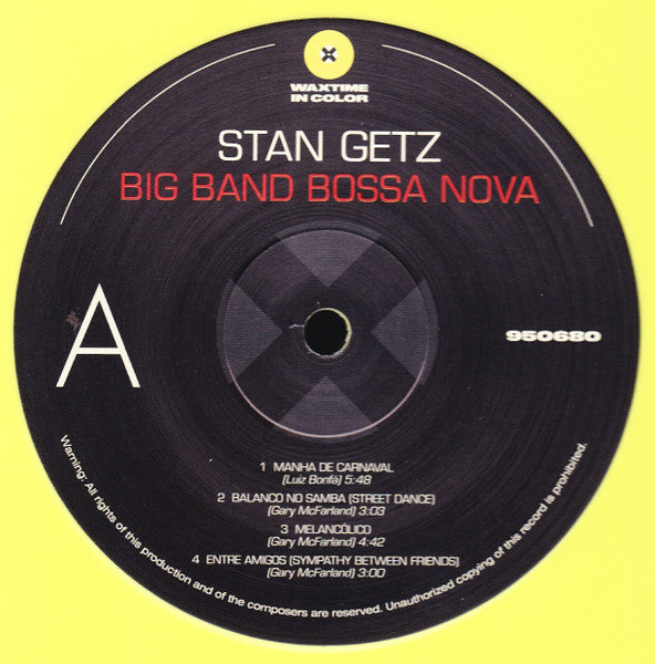 Stan Getz - Big Band Bossa Nova (LP) - Velvet Music