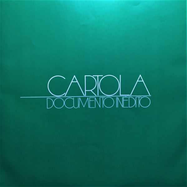Cartola - Documento Inédito (LP) - Velvet Music