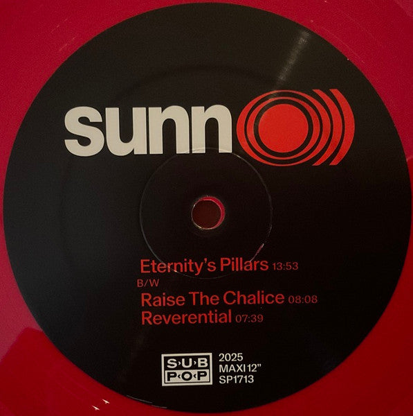 Sunn O))) - Eternity's Pillars B/W Raise The Chalice & Reverential (LP) - Velvet Music
