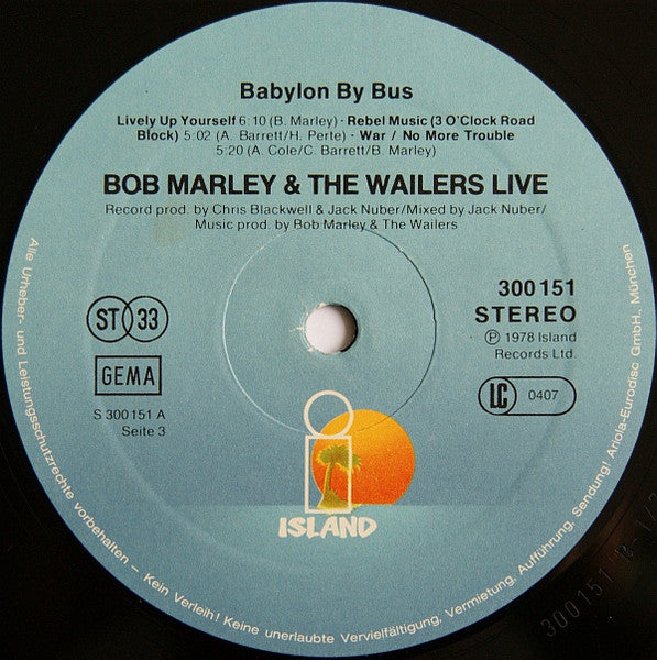 Bob Marley & The Wailers - Babylon By Bus (tweedehands LP) - Velvet Music