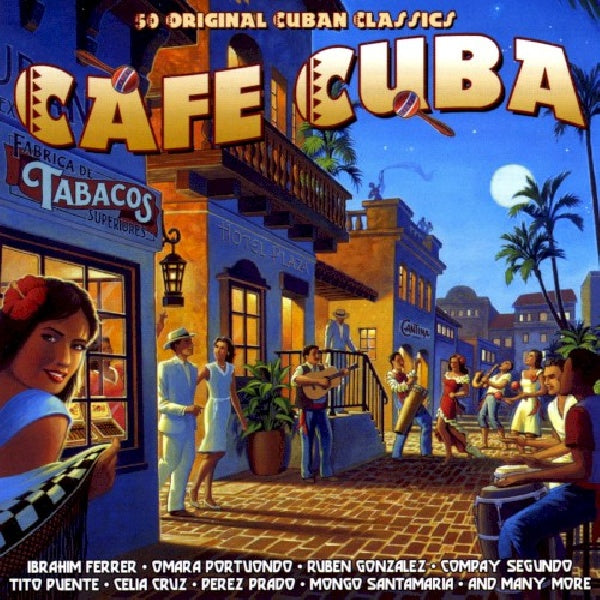 V/A (Artistes divers) - Cafe cuba - 50 classiques cubains originaux (CD)