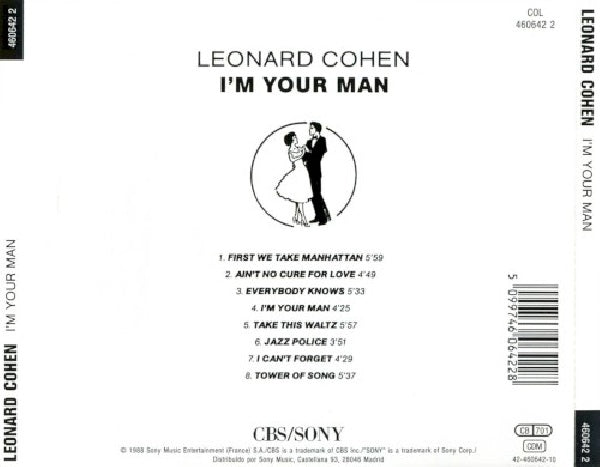 Leonard Cohen - I'm your man (CD)
