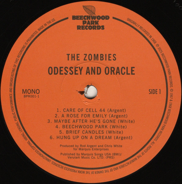 Zombies, The - Odessey And Oracle (LP) - Velvet Music