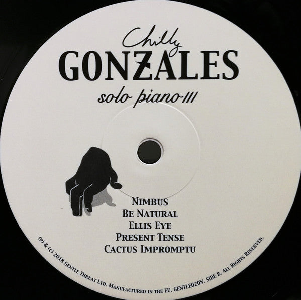 Chilly Gonzales - Solo Piano III (LP) - Velvet Music