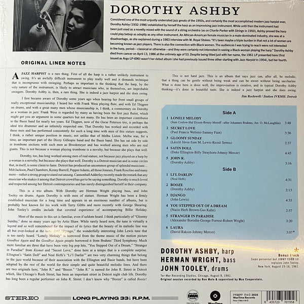 Dorothy Ashby - Dorothy Ashby (LP) - Velvet Music