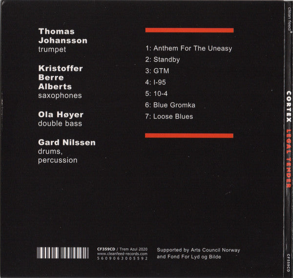 Cortex (17) - Legal Tender (tweedehands CD)