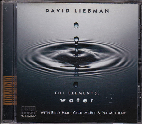 David Liebman With Billy Hart, Cecil McBee & Pat Metheny - The Elements : Water (tweedehands CD) - Velvet Music
