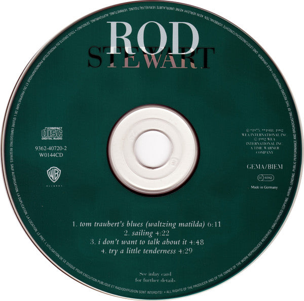 Rod Stewart - Tom Traubert's Blues (Waltzing Matilda) (tweedehands CD)