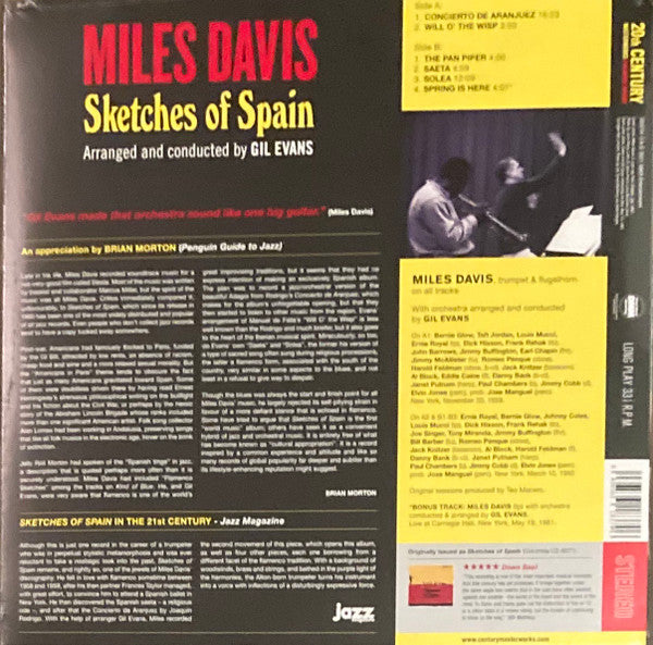 Miles Davis - Sketches Of Spain (LP) - Velvet Music