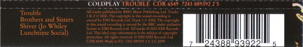 Coldplay - Trouble (CD d'occasion)