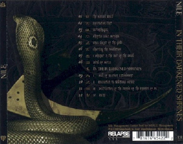 Nile - In their darkened shrines (CD) - Velvet Music