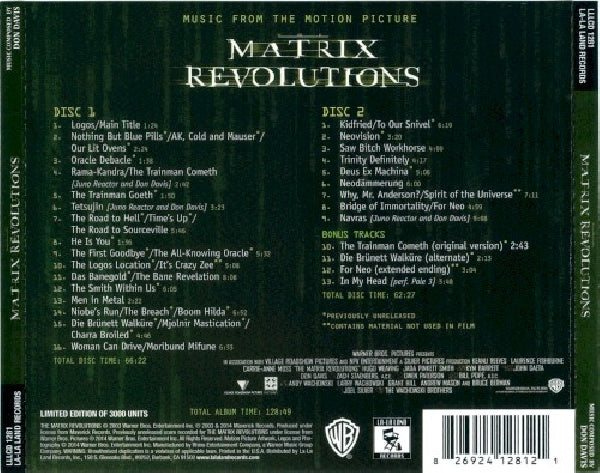 Don Davis - Matrix revolutions (CD)