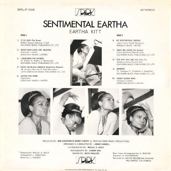 Eartha Kitt - Sentimental Eartha (33T d'occasion)