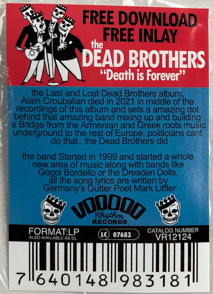 Dead Brothers, The - Death Is Forever (LP) - Velvet Music