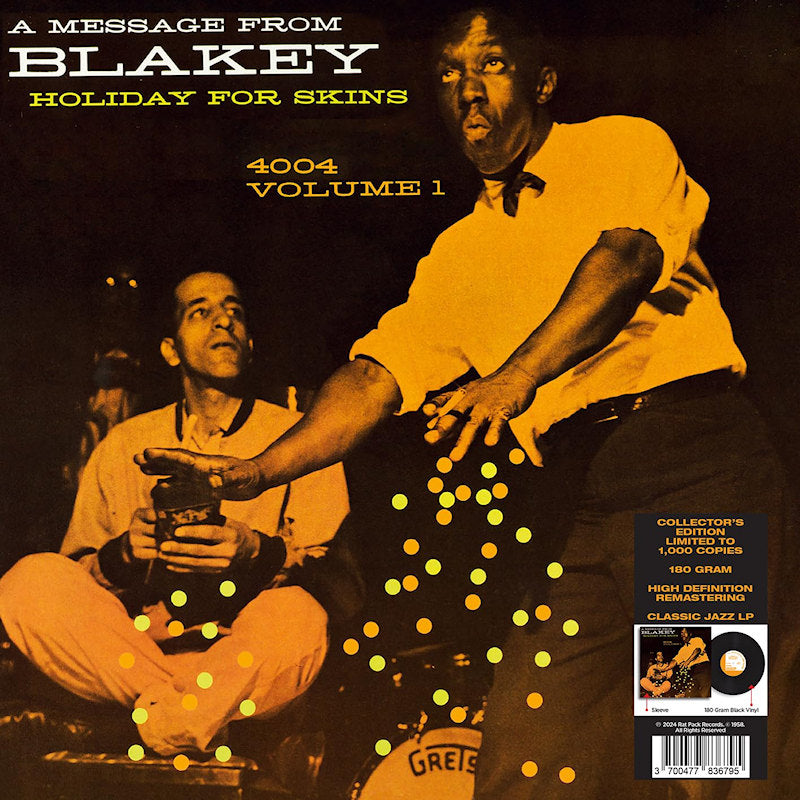 Art Blakey - Holiday for skins volume 1 (LP) - Velvet Music