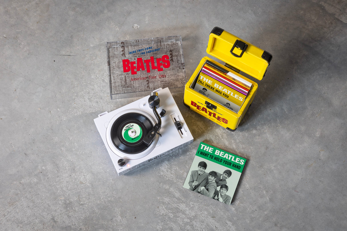 Crosley | Mini Turntable & 3"inch record carrying case - THE BEATLES (Merchandise)