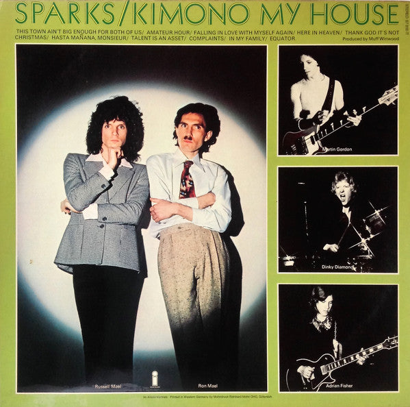 Sparks - Kimono My House (tweedehands LP) - Velvet Music