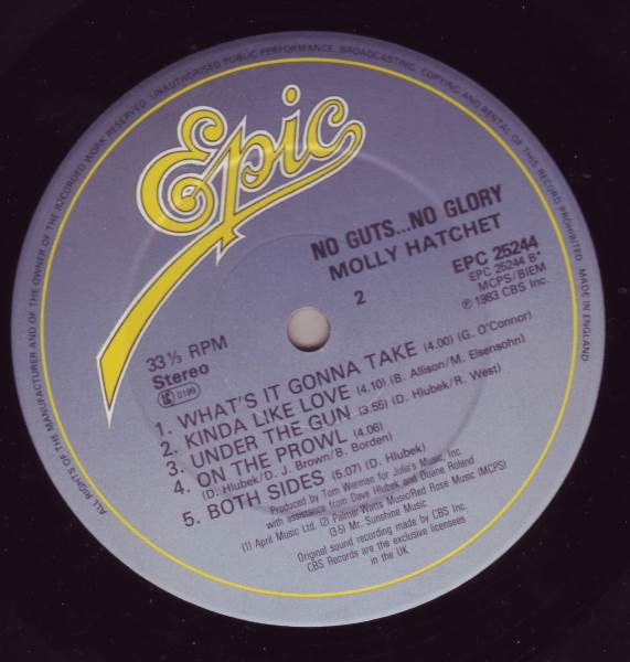 Molly Hatchet - No Guts No Glory (tweedehands LP) - Velvet Music