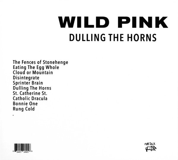 Wild Pink (2) - Dulling The Horns (CD) - Velvet Music
