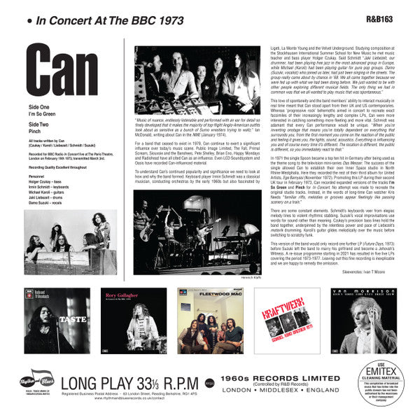Can - In Concert At The BBC 1973 (LP) - Velvet Music