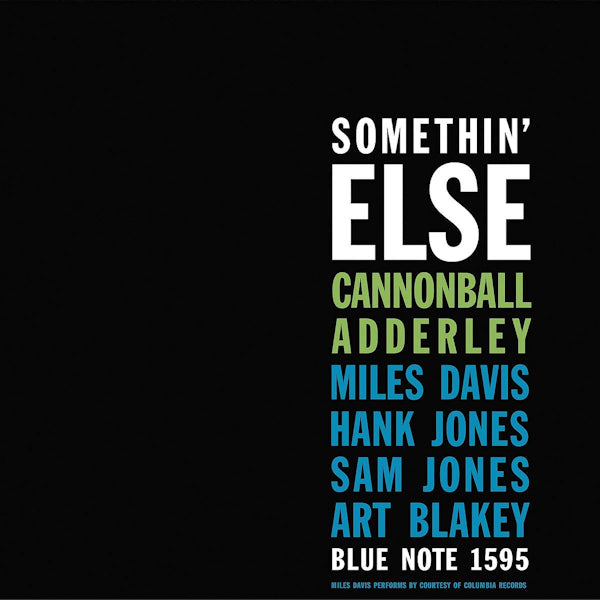 Cannonball Adderley - Somethin' else (LP) - Velvet Music