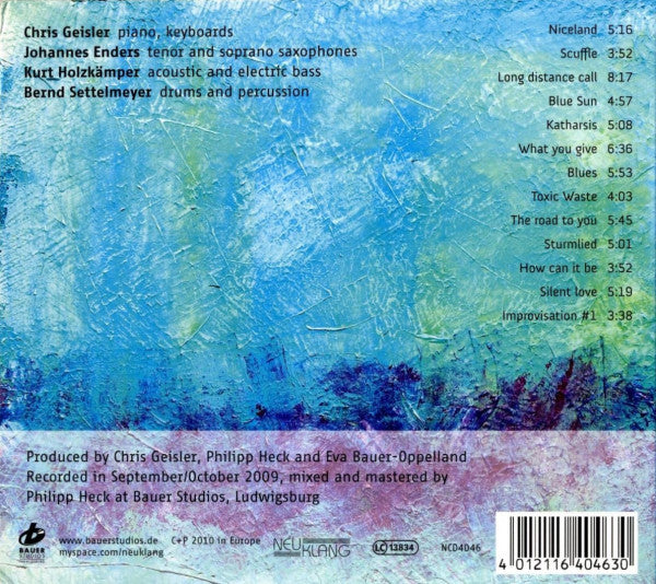 Chris Geisler Trio feat. Johannes Enders - Katharsis (tweedehands CD) - Velvet Music