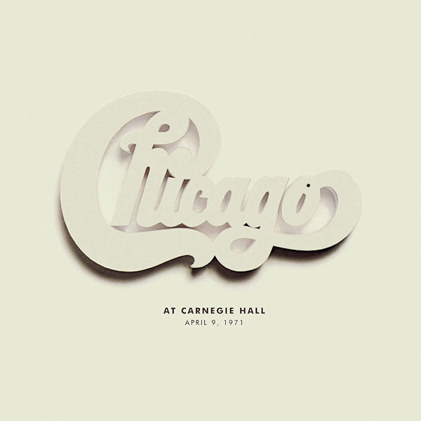 Chicago - At Carnegie Hall, April 9, 1971 (LP) - Velvet Music