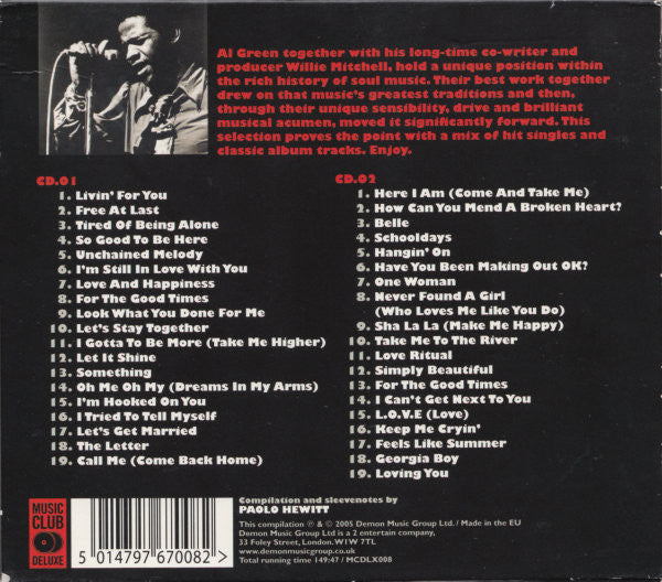 Al Green - Love & Happiness (The Very Best Of Al Green) (tweedehands CD) - Velvet Music