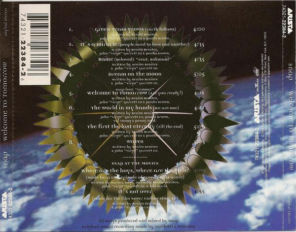 Snap! - Welcome To Tomorrow (CD d'occasion)