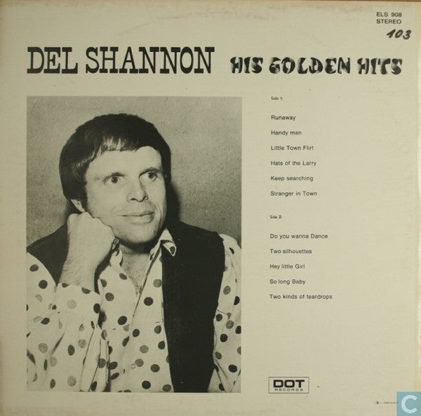 Del Shannon - His Golden Hits (tweedehands LP) - Velvet Music