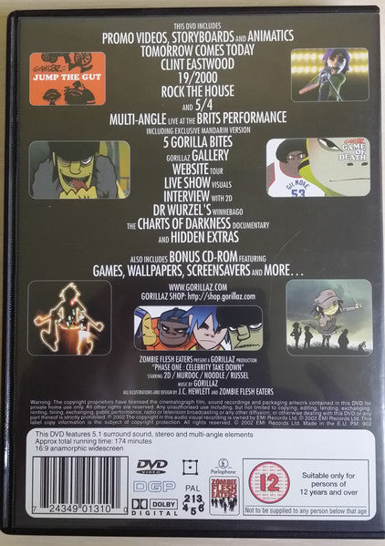 Gorillaz - Phase One: Celebrity Take Down (tweedehands DVD) - Velvet Music