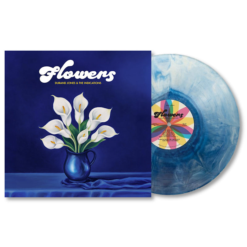 Durand Jones & The Indications - Flowers (blue iceberg splash) (LP) - Velvet Music