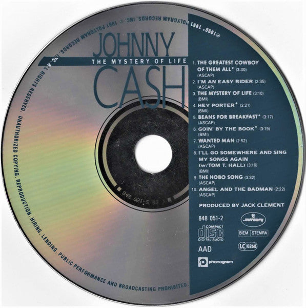 Johnny Cash - The Mystery Of Life (tweedehands CD) - Velvet Music