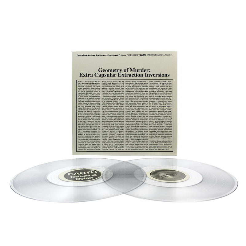 Earth X Black Noise - Geometry of murder: extra capsular extraction (clear) (LP) - Velvet Music
