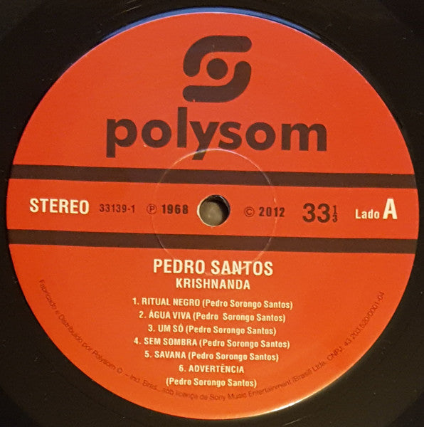 Pedro Santos - Krishnanda (LP) - Velvet Music