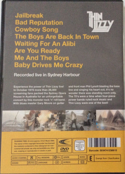 Thin Lizzy - The Boys Are Back In Town (tweedehands DVD)