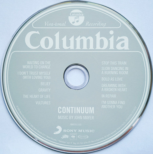 John Mayer - Continuum (tweedehands CD)