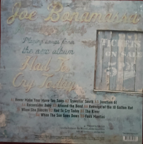 Joe Bonamassa - Had To Cry Today (LP)