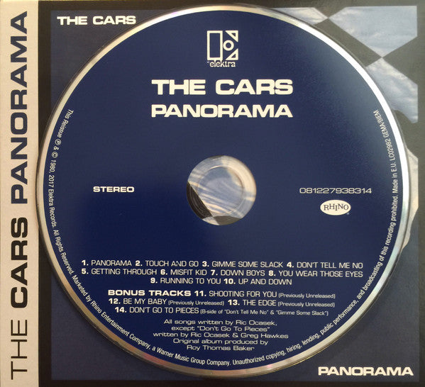 Cars, The - Panorama (CD) - Velvet Music