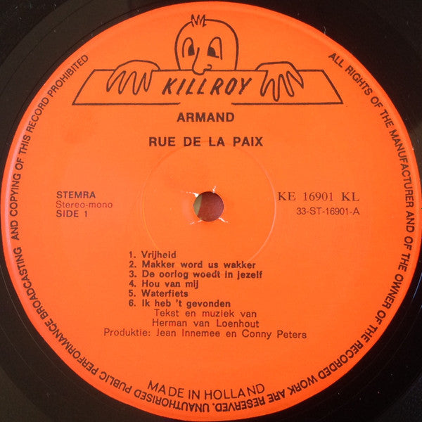 Armand - Rue De La Paix (tweedehands LP) - Velvet Music