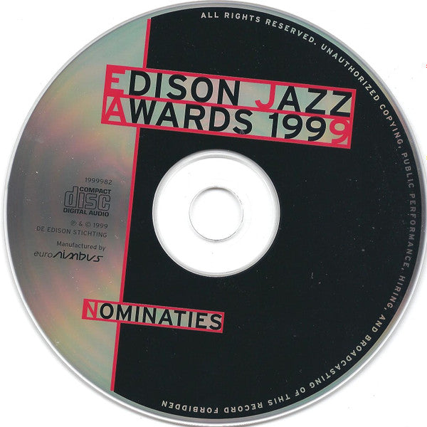 Various - Edison Jazz Awards 1999 Nominations (CD d'occasion)