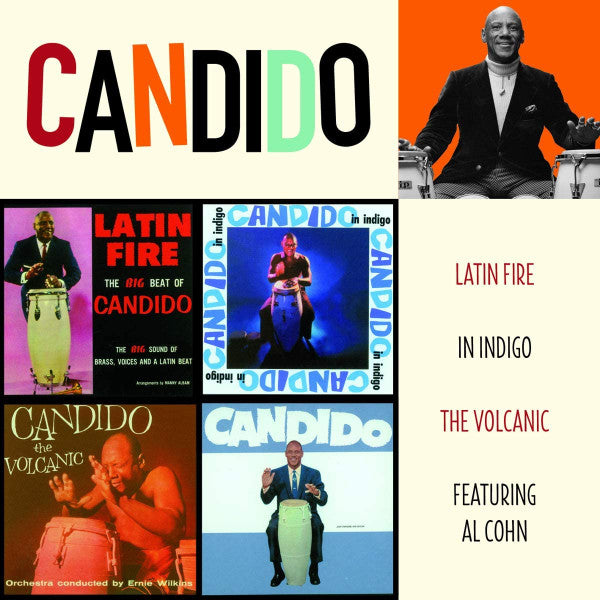 Candido - Latin Fire / In Indigo / The Volcanic / Featuring Al Cohn (CD) - Velvet Music
